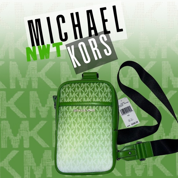Michael Kors Green Ombré Sling Bag NWT - Picture 1 of 4